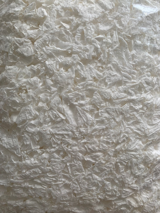 White paper-based bedding